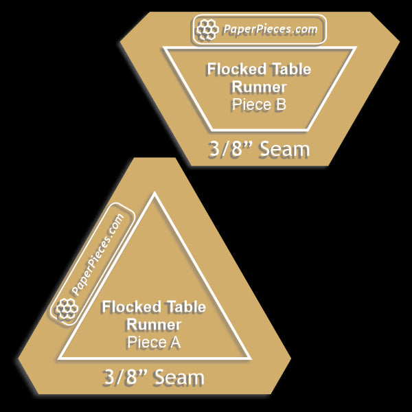 Flocked Table Runner