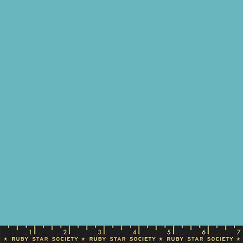 Ruby Star Solids Turquoise blue-green solid quilting cotton fabric by Ruby Star Society for Moda