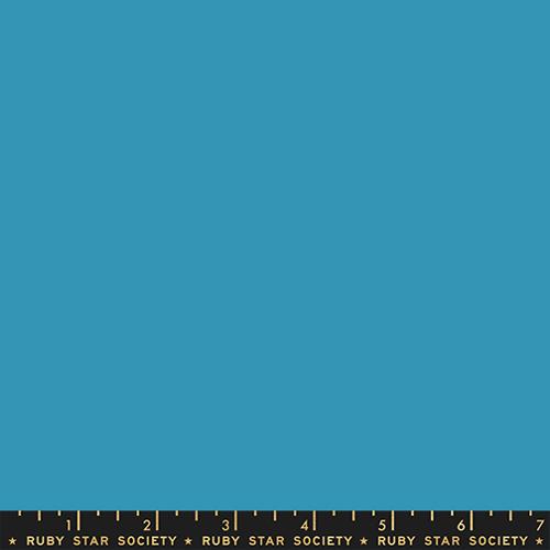 Ruby Star Solids Bright Blue solid quilting cotton fabric by Ruby Star Society for Moda