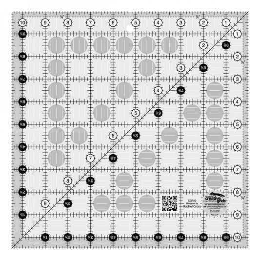 Creative Grids Quilt Ruler 10-1/2in