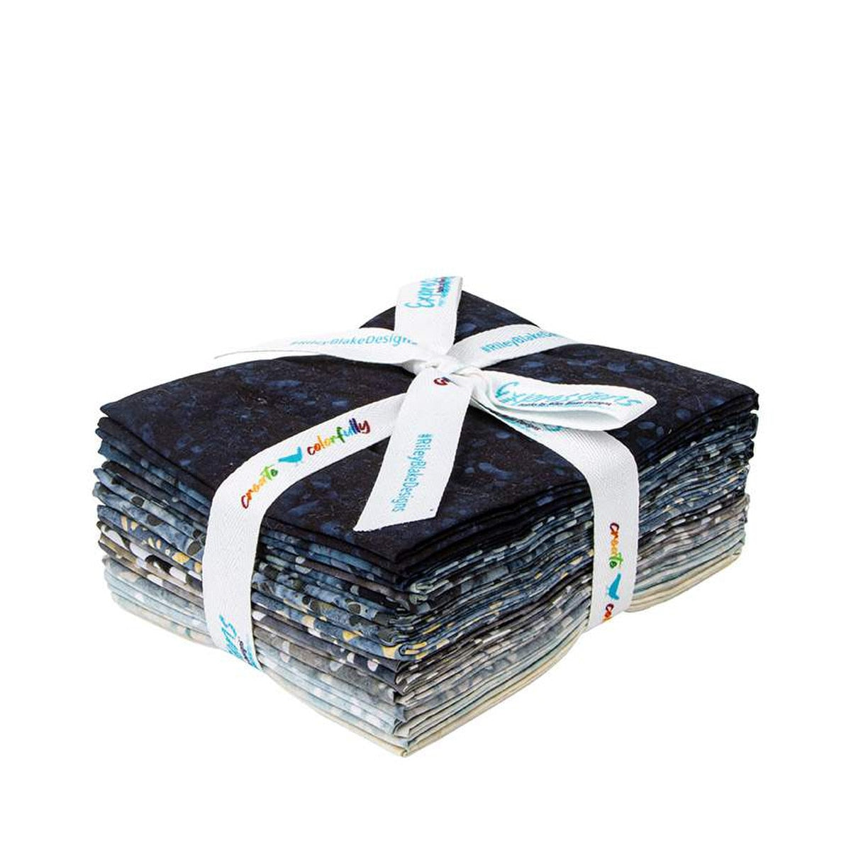 EXPRESSIONS BATIKS ELEMENTALS TERRAZZO FROSTY FAT QUARTER BUNDLE