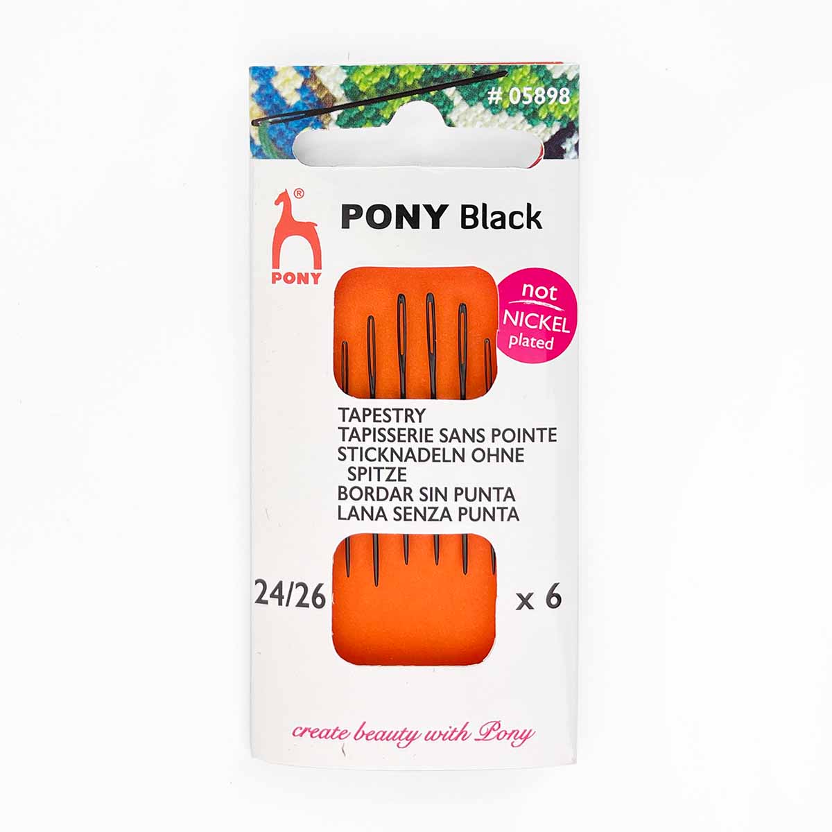 Pony Black Tapestry Needles