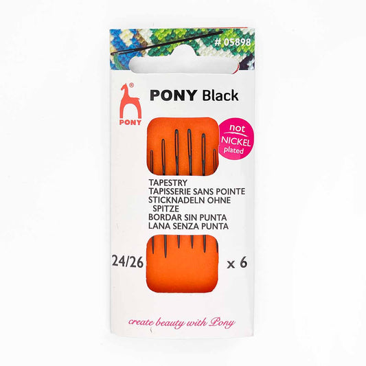 Pony Black Tapestry Needles