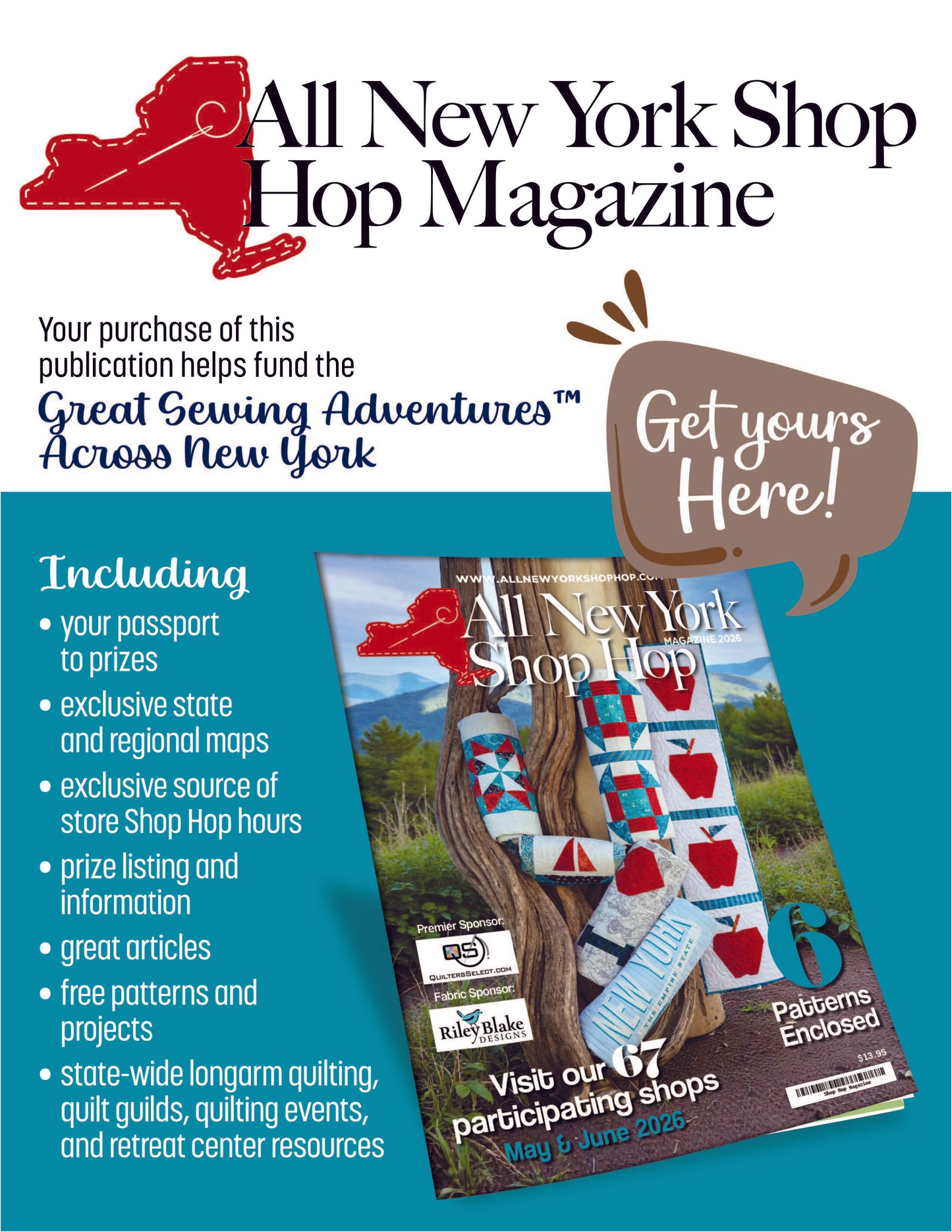 ANYSH All New York State Shop Hop Passport