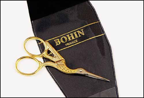 Bohin Gold Stork Embroidery Scissors