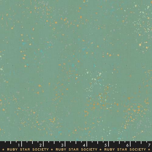Speckled Metallic Soft Aqua