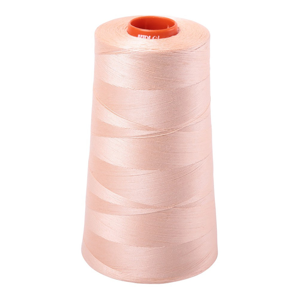 Aurifil 50wt cotton thread cone in Flesh 2205