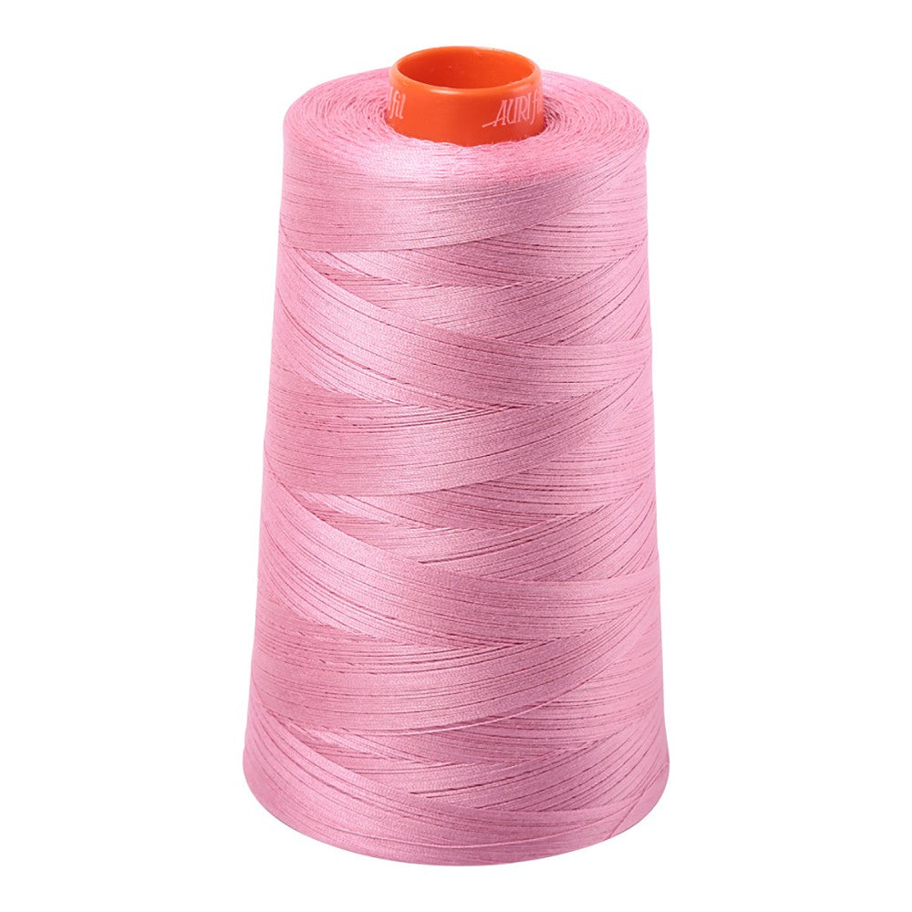 Aurifil 50wt cotton thread cone in Antique Rose 2430