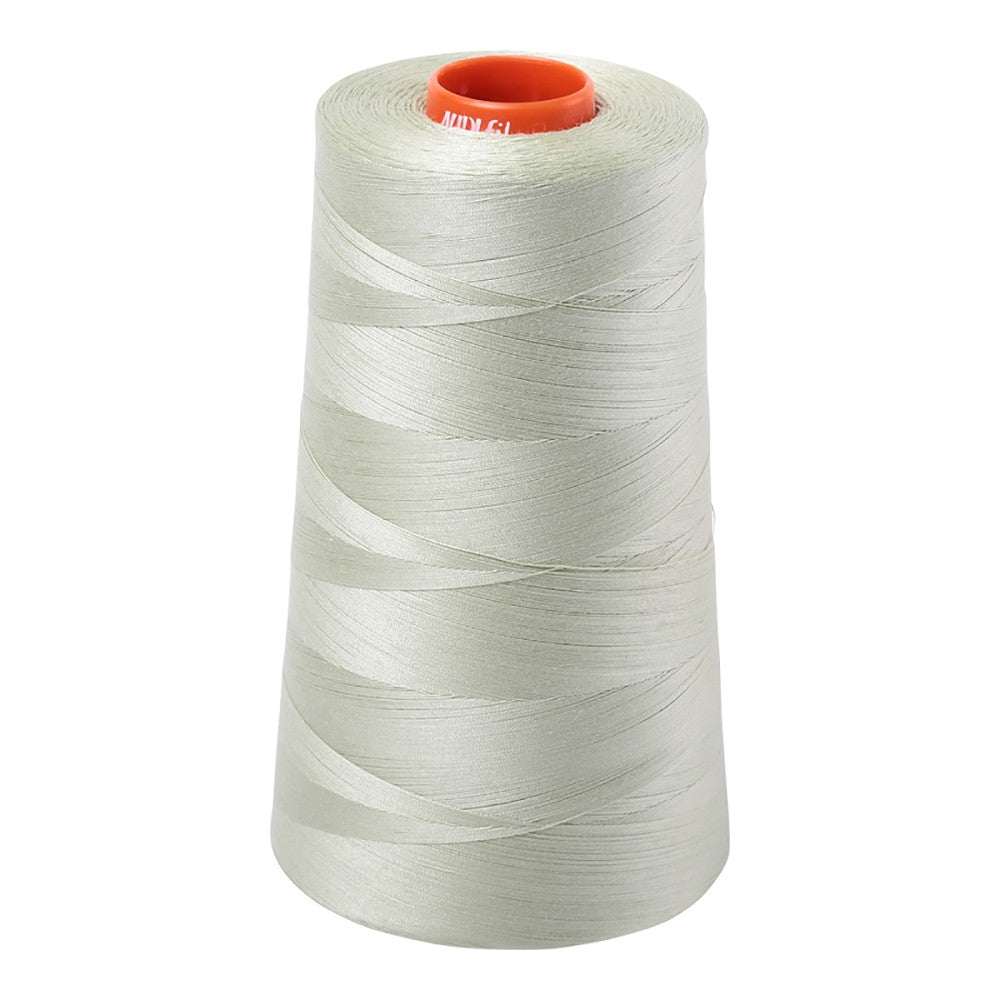 Aurifil 50wt cotton thread cone in Spearmint 2908