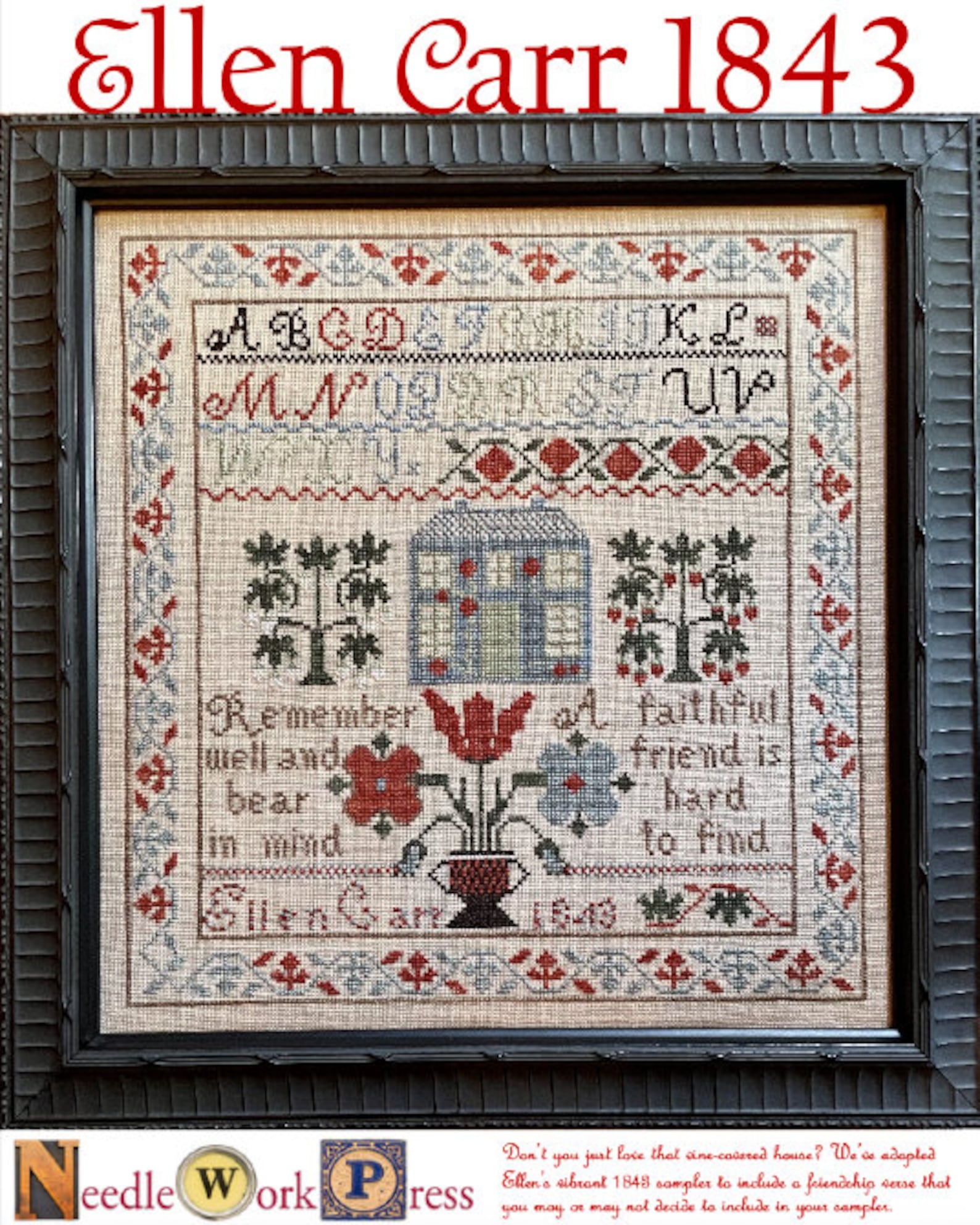 Needlework Press Preorder Ellen Carr Sampler Pattern