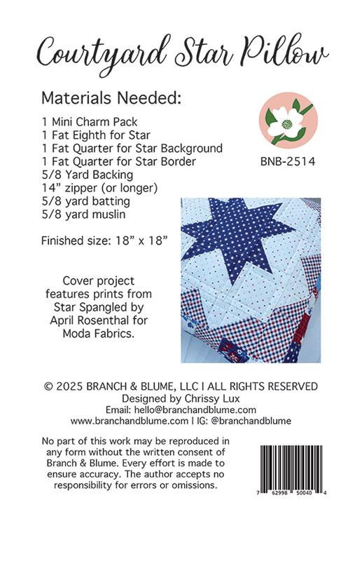 Courtyard Star Pillow