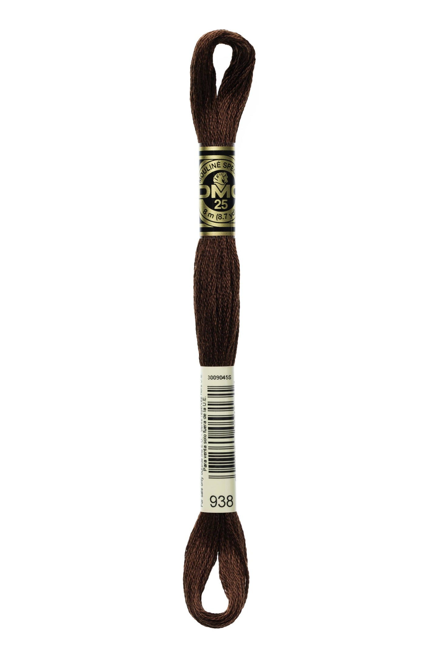 DMC 938 Ultra Dark Coffee Brown