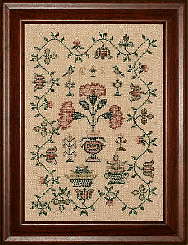ES's Floral Sampler ca 1840
