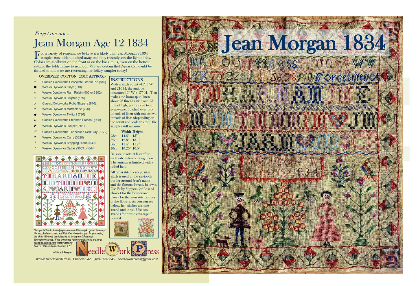 Jean Morgan Sampler