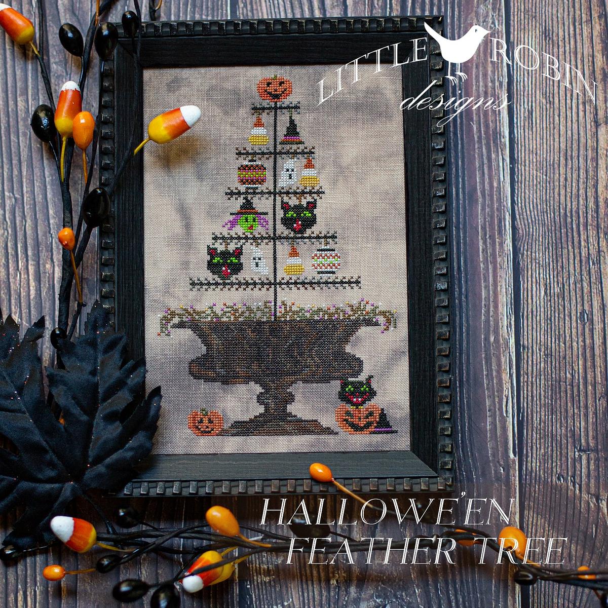 Hallowe'en Feather Tree