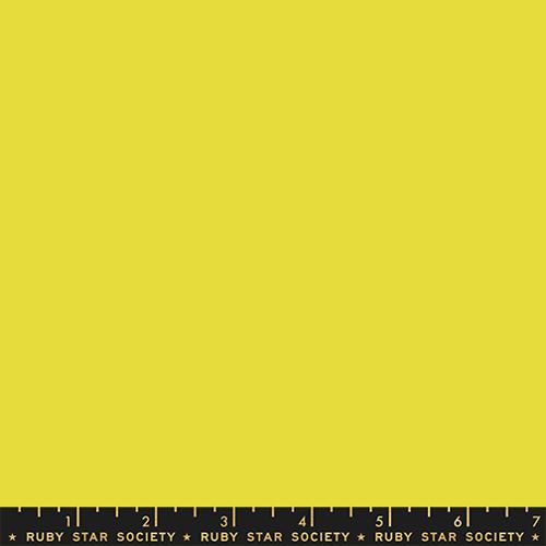 Ruby Star Solids Citron yellow-green solid quilting cotton fabric by Ruby Star Society for Moda