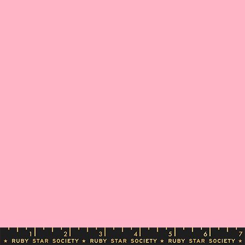 Ruby Star Solids Rosy pink solid quilting cotton fabric by Ruby Star Society for Moda