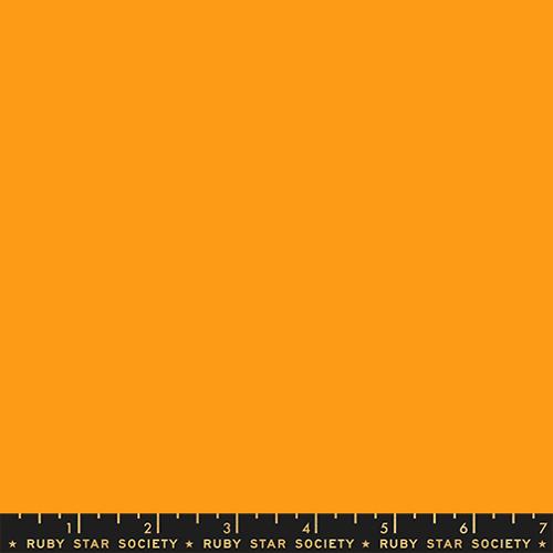Ruby Star Solids Cheddar orange-yellow solid quilting cotton fabric by Ruby Star Society for Moda