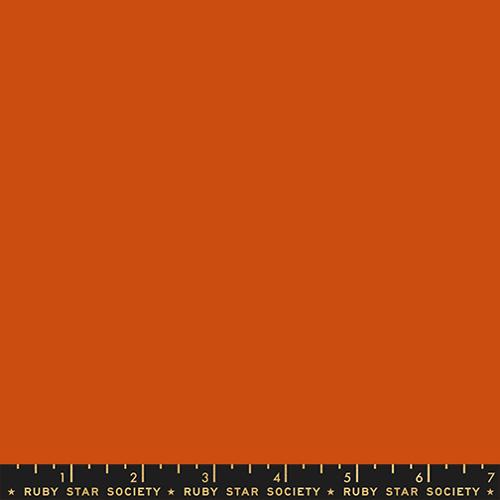 Ruby Star Solids Cayenne red-orange solid quilting cotton fabric by Ruby Star Society for Moda