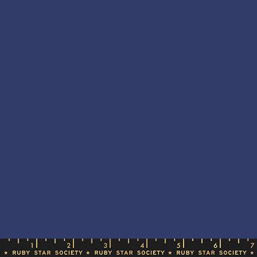 Ruby Star Solids Bluebell blue solid quilting cotton fabric by Ruby Star Society for Moda