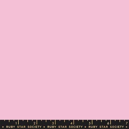 Ruby Star Solids Peony pink solid quilting cotton fabric by Ruby Star Society for Moda