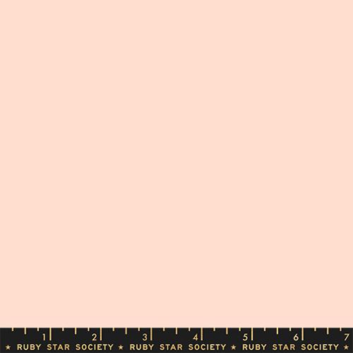 Ruby Star Solids Pale Peach solid quilting cotton fabric by Ruby Star Society for Moda