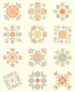 Pastel Prairie Panel  Porcelain 31771 11