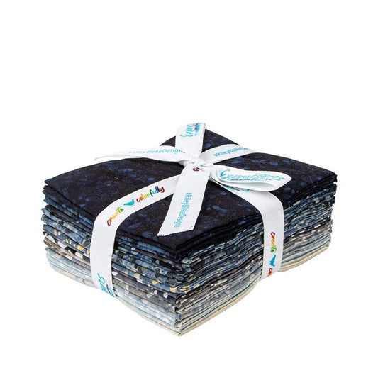 EXPRESSIONS BATIKS ELEMENTALS TERRAZZO FROSTY FAT QUARTER BUNDLE
