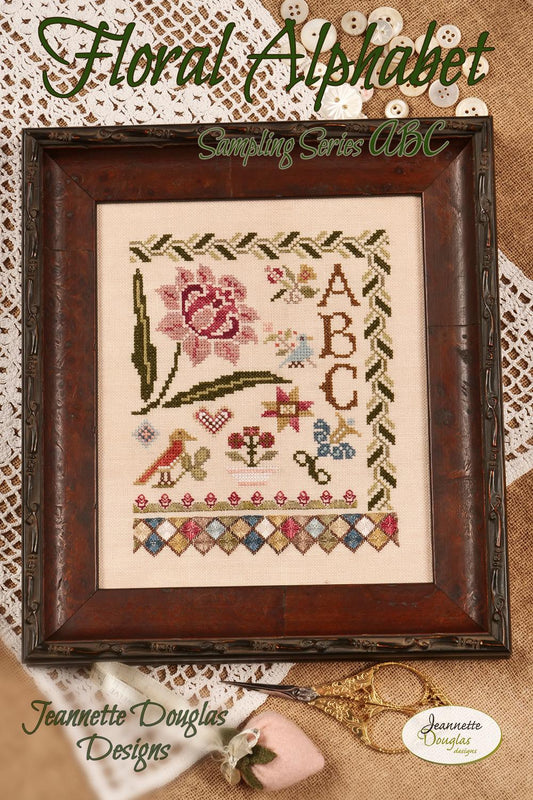 Floral Alphabet Sampling Series