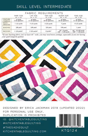 The Sadie Quilt Pattern