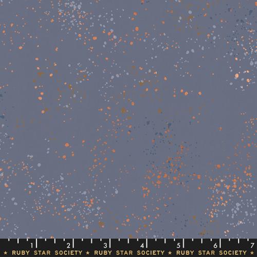 Speckled Metallic Denim