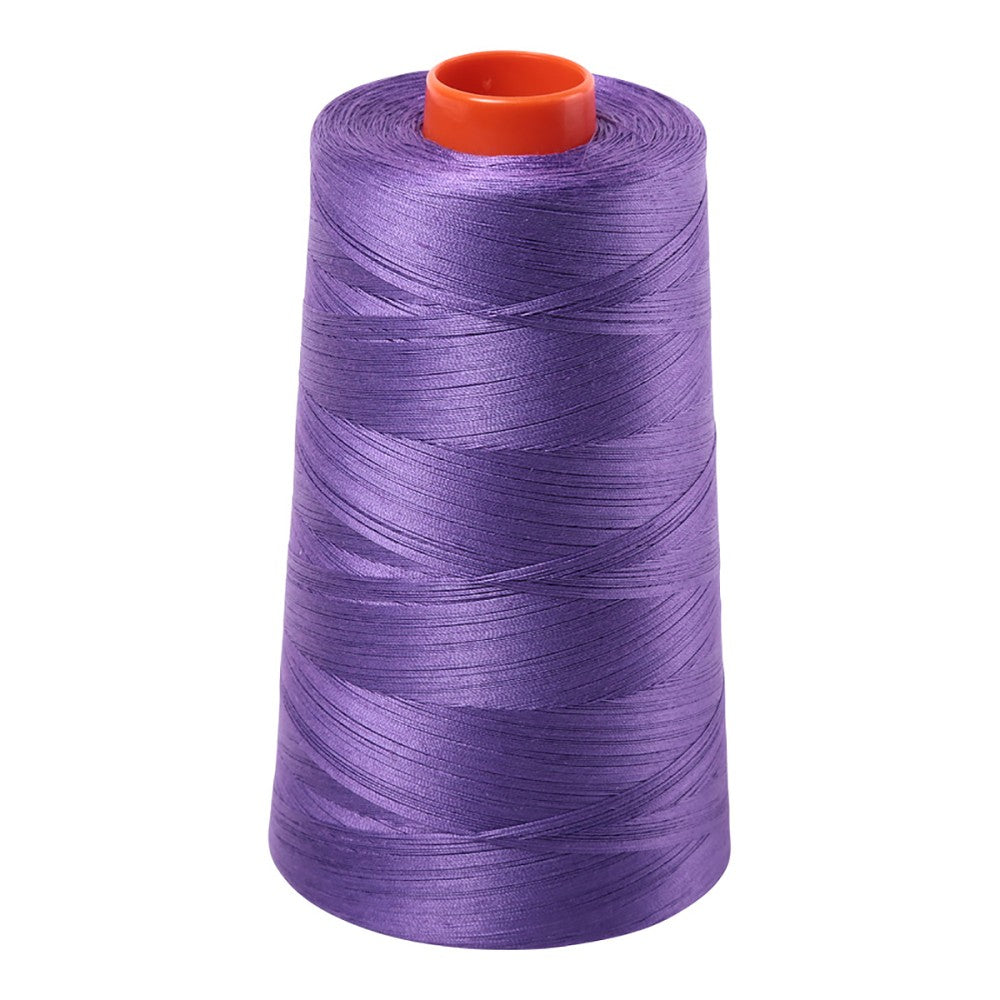 Aurifil 50wt cotton thread cone in Dusty Lavender 1243