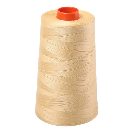 Aurifil 50wt cotton thread cone in Wheat 2125