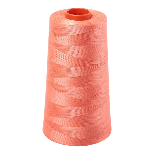 Aurifil 50wt cotton thread cone in Light Salmon 2220