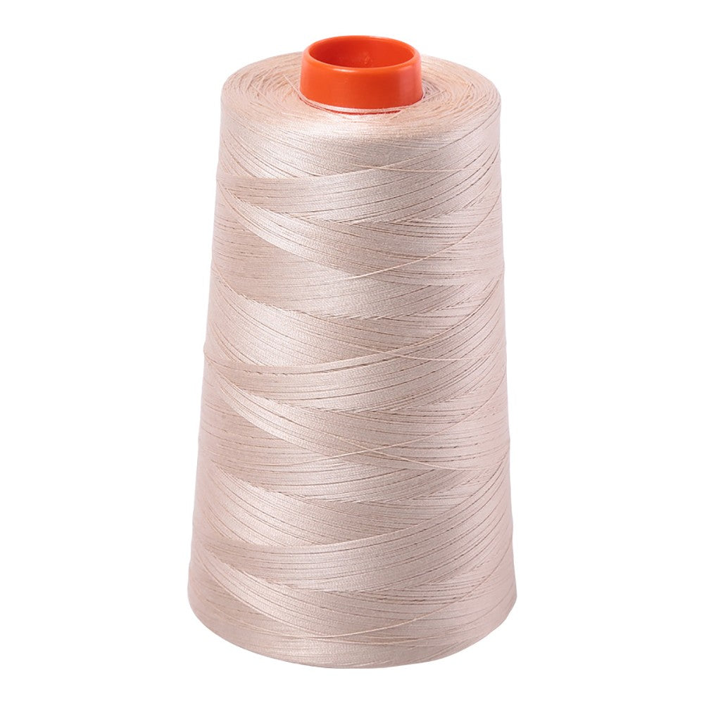 Aurifil 50wt cotton thread cone in Ermine 2312