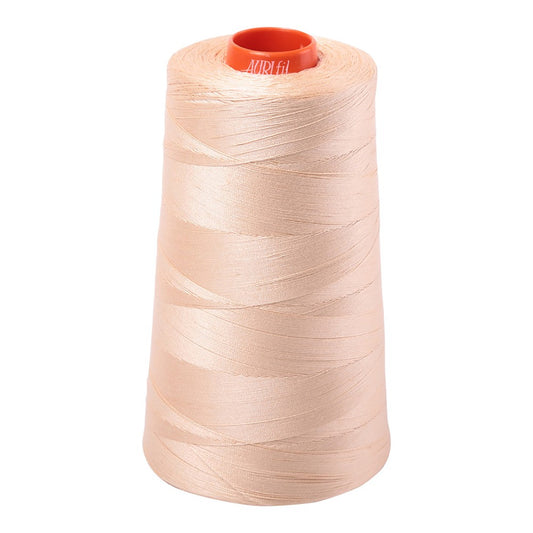 Aurifil 50wt cotton thread cone in Pale Flesh 2315