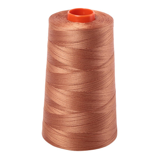 Aurifil 50wt cotton thread cone in Light Chestnut 2330