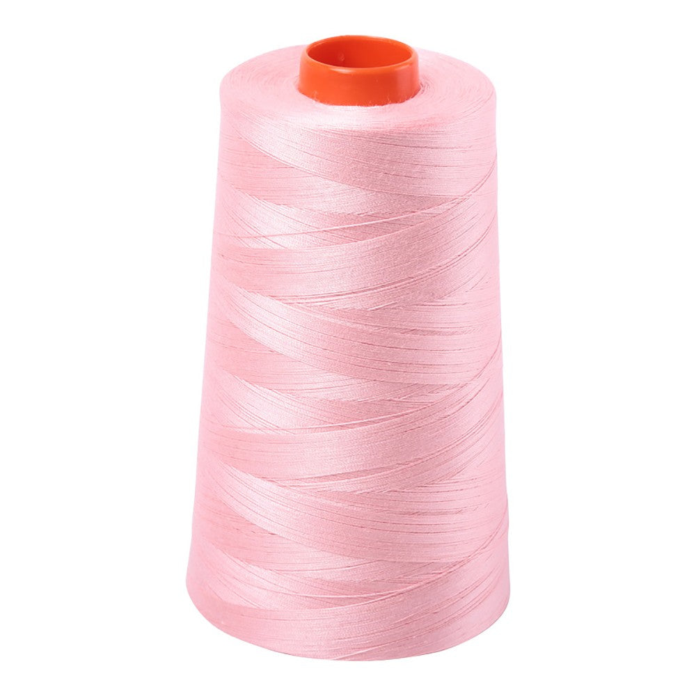 Aurifil 50wt cotton thread cone in Blush 2415