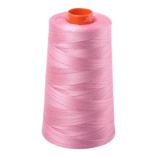 Aurifil 50wt cotton thread cone in Antique Rose 2430