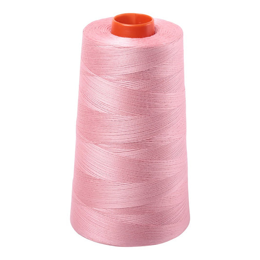 Aurifil 50wt cotton thread cone in Light Peony 2437