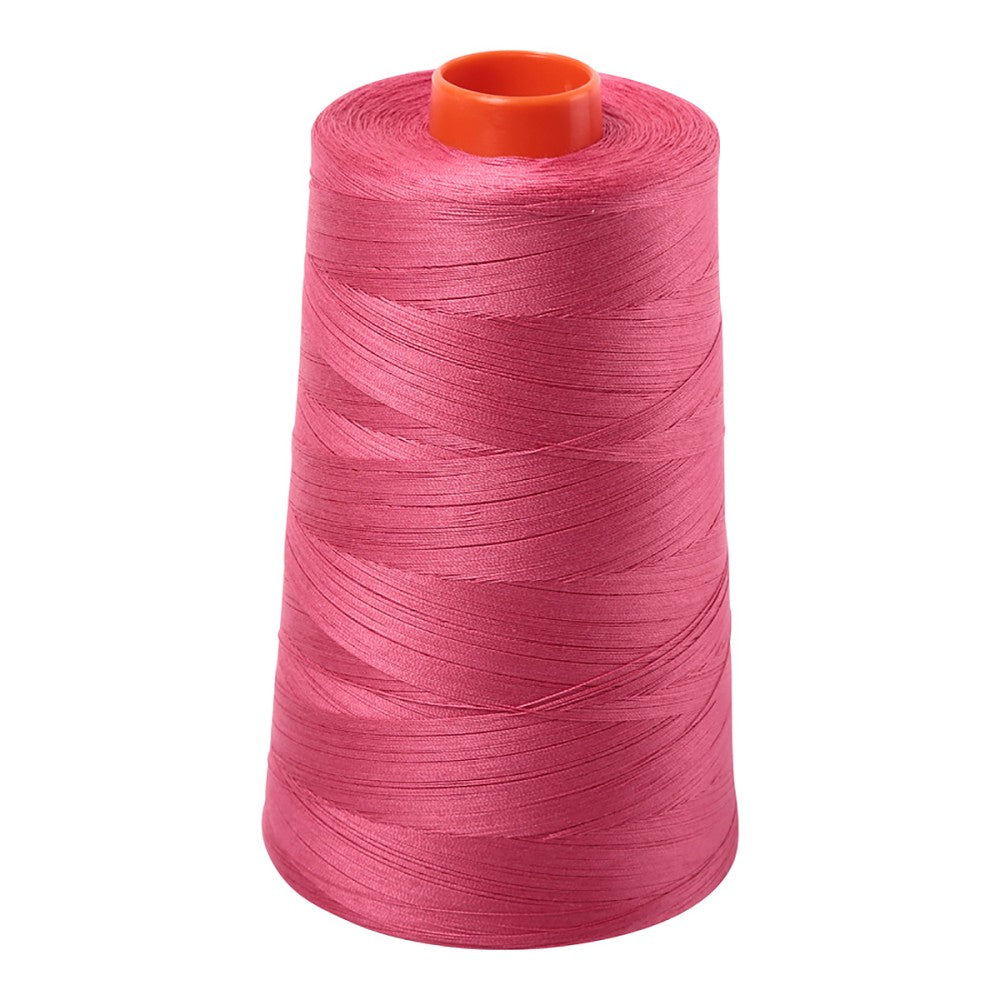 Aurifil 50wt cotton thread cone in Peony 2440