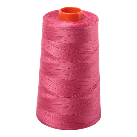 Aurifil 50wt cotton thread cone in Peony 2440
