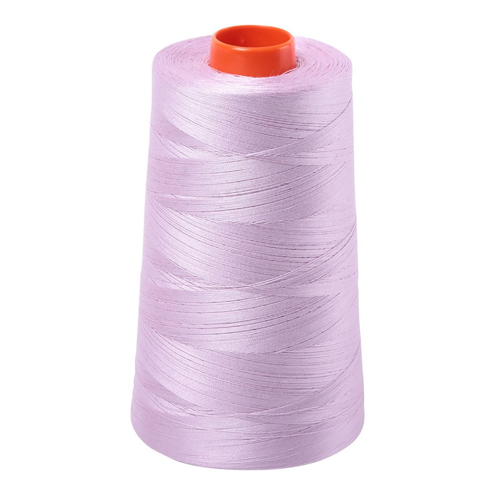 Aurifil 50wt cotton thread cone in Light Lilac 2510