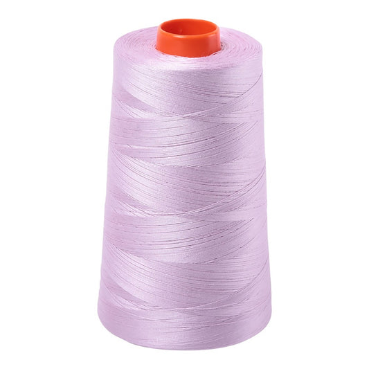Aurifil 50wt cotton thread cone in Light Lilac 2510
