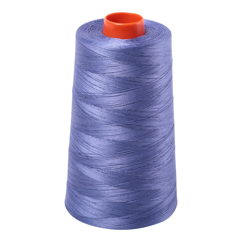 Aurifil 50wt cotton thread cone in Dusty Blue Violet 2525
