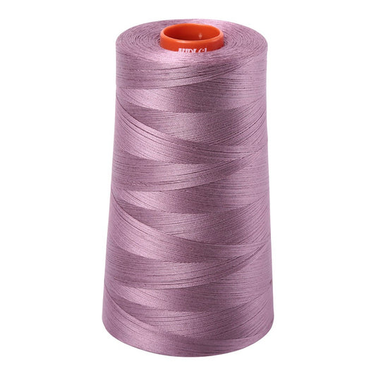 Aurifil 50wt cotton thread cone in Wisteria 2566