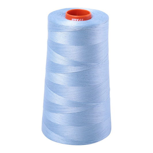 Aurifil 50wt cotton thread cone in Robins Egg 2715