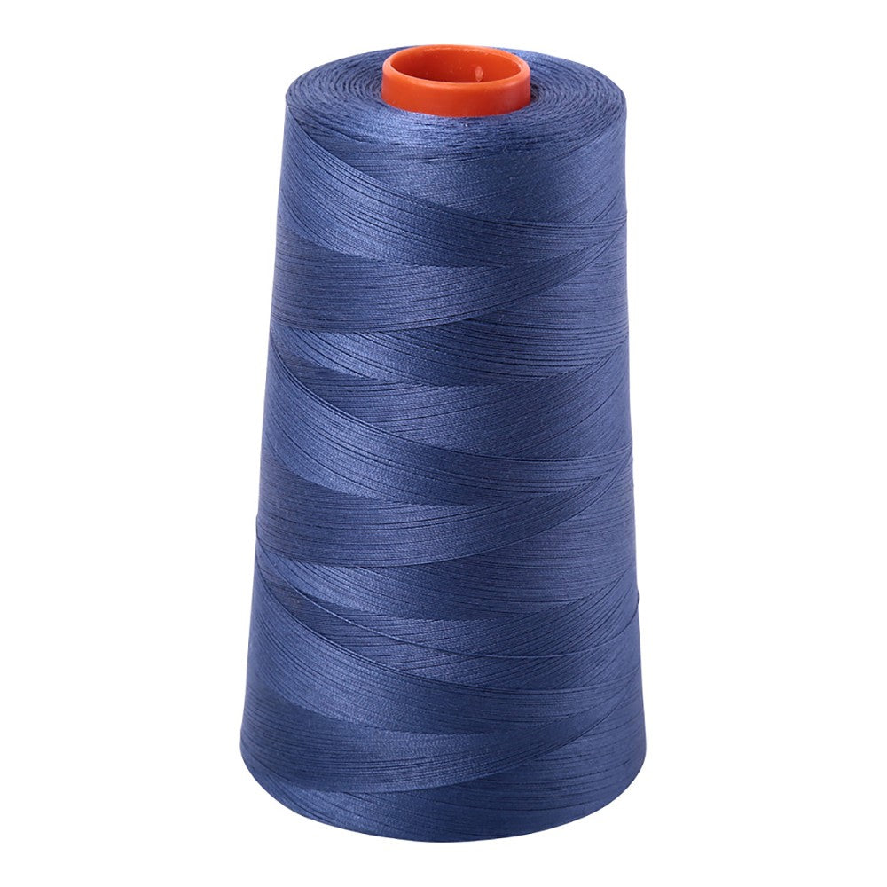 Aurifil 50wt cotton thread cone in Steel Blue 2775
