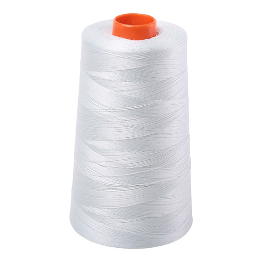 Aurifil 50wt cotton thread cone in Mint Ice 2800