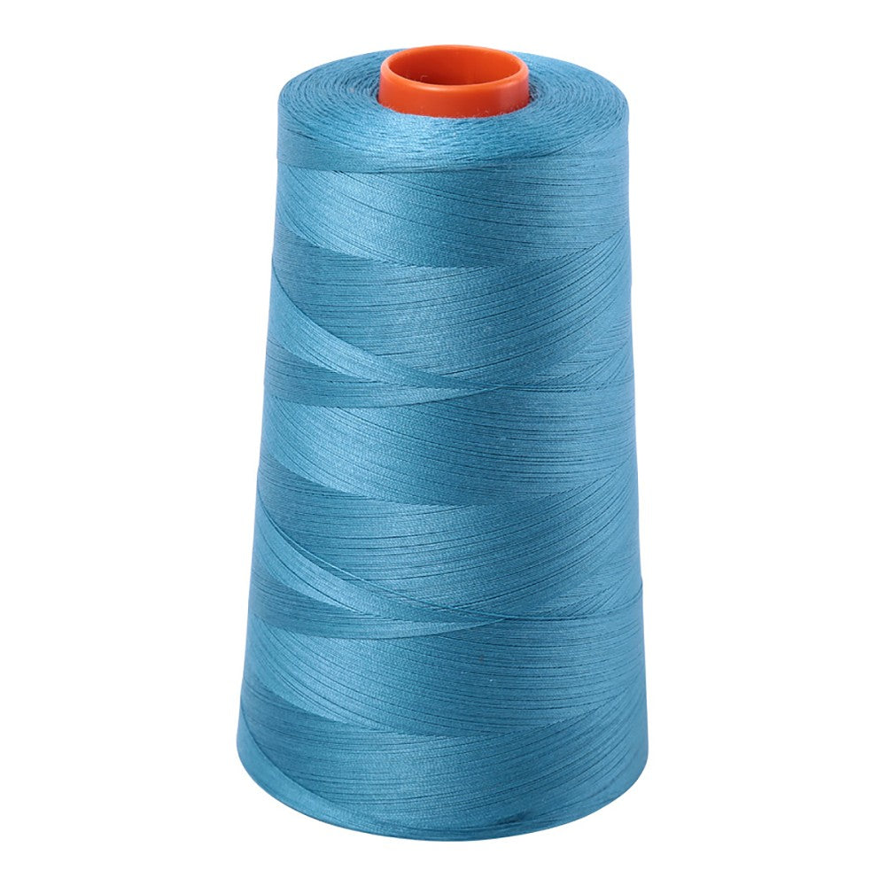 Aurifil 50wt cotton thread cone in Teal 2815